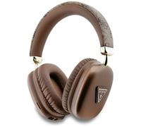 Guess Bluetooth Wireless Headset 5.3 4G Triangle Pattern, Brown