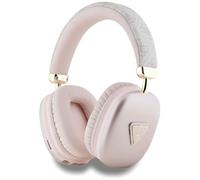 Guess Bluetooth Wireless Headset 5.3 4G Triangle Pattern, Pink