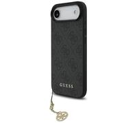 CG MOBILE Guess 4G Charms Collection Compatible with MagSafe Case for iPhone 17 Air (Black)