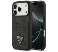 CG MOBILE Guess 4G Double Card Triangle Case for iPhone 17 Pro (Black)