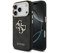 Guess Big 4G Classic Logo Case for iPhone 17 Pro 6.3" Black Gold - GUHCP17L4GMGCGR