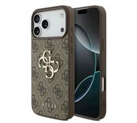 CG MOBILE Guess 4G Large Logo Case for iPhone 17 Pro Max (Brown)