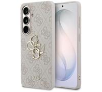 CG MOBILE Guess 4G Large Metal Logo Case for Samsung Galaxy S26 (Pink)