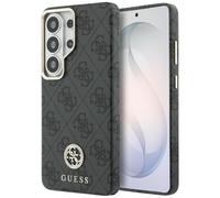 CG MOBILE Guess 4G Rhinestone Logo Compatible with MagSafe Case for iPhone Samsung Galaxy S26 Ultra (Black)