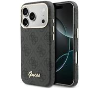 CG MOBILE Guess 4G Script Compatible with MagSafe Case for iPhone 17 Pro Max (Black)