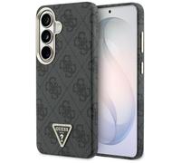 CG MOBILE Guess 4G Triangle Logo Compatible with MagSafe Case for Samsung Galaxy S26 (Black)