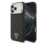 CG MOBILE Guess 4G Triangle Logo Magnetic Case for iPhone 18 Pro Max (Black)