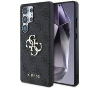 CG MOBILE Guess Big 4G Logo Classic Logo Case for Samsung Galaxy S25 Ultra (Black)