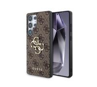 CG MOBILE Guess Big 4G Logo Classic Logo Case for Samsung Galaxy S25 Ultra Brown
