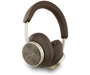CG Mobile Guess Bluetooth 4G Classic Logo Over-Ear Headphones (Brown)