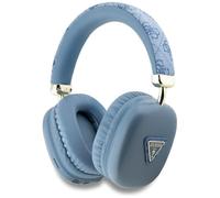 Guess PU Leather 4G Triangle Logo Wireless Headphones Blue - GUBHK1P4TPB