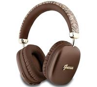 Guess GCube Metallic Script Logo On Ear Wireless Headphone Brown - GUBHK1GCTCSW