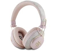 CG Mobile Guess Bluetooth ENC Metal 4G Logo Over-Ear Headphones (Pink)