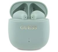 CG Mobile Guess Bluetooth TWS Earphone + Docking Station Printed Classic Logo green
