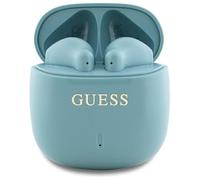 CG Mobile Guess Bluetooth TWS Earphone + Docking Station Printed Classic Logo turquoise