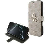 CG MOBILE Guess Book 4G Metal Logo Case for iPhone 17 Pro (Pink)