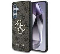 Guess 4G Classic Big Logo Case for Samsung Galaxy S25 6.2" Brown - GUHCS25S4GMGBR