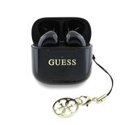 CG MOBILE Guess Charm TWS Wireless Earphones With Glossy Effect & Classic Logo Print - Black