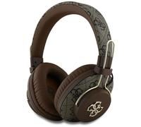 CG Mobile Guess Bluetooth ENC Metal 4G Logo Over-Ear Headphones (Brown)