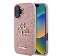 Guess IML Glitter Circle Case with MagSafe for iPhone 16 6.1" Pink