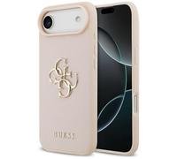 CG MOBILE Guess Grained Large 4G & Classic Logo Case for iPhone 17 Air (Pink)