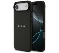 CG MOBILE Guess Grained Ring Compatible with MagSafe Case for iPhone 17 Air (Black)
