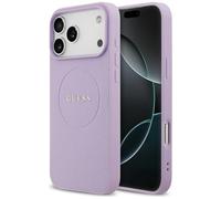 CG MOBILE Guess Grained Ring Compatible with MagSafe Case for iPhone 17 Pro Max (Purple)