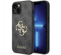 CG MOBILE GUESS GUHCP15S4GMGGR PU 4G Metal Logo Case for iPhone 15 Grey