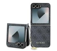 CG Mobile Guess GUHCZF6GF4GGR Case for Z Flip6 F741 Black 4G Charm