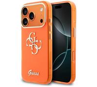 CG MOBILE Guess IML 4G Script Metal Case for iPhone 17 Pro (Orange)