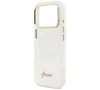 CG MOBILE Guess IML Gradient Font Metal Compatible with MagSafe Case for iPhone Air (White)