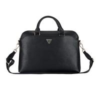 CG MOBILE Guess Laptop Bag Grained Zipper Pocket Triangle Logo 15 Inches (Black)