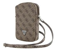 CG MOBILE Guess mobile phone case GUWBZP4GFTSW brown zip 4G triangle