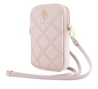 CG MOBILE Guess Mobile Phone Case GUWBZPSQSSGP Pink Zip Quilted 4G