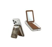 CG Mobile Guess PU 4G Magnetic Card Holder - Stand Function/Mirror Included, Brown, 11,9 cm