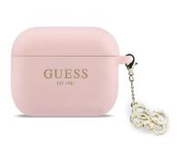 CG Mobile Guess Silicone Charm Case Cover for AirPods Pro 3 (4G) (Pink)