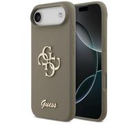 CG MOBILE Guess Silicone Large 4G Script Case for iPhone Air (Brown)