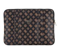 CG MOBILE Guess Sleeve 14 Inch Peony Pocket Triangle Bag (Black)