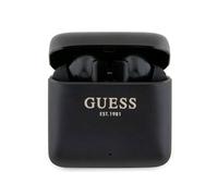 CG MOBILE Guess True Wireless Bluetooth Earbuds Satined Finish with Printed Logo - Black