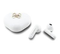 CG Mobile Guess TWS Headphones 4G Metal Logo (white)
