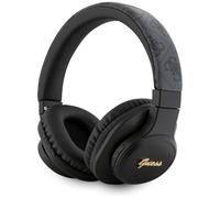 CG MOBILE Guess Wireless Bluetooth Headphones - Tone on Tone Script - Black and Grey