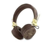 Guess Pu Leather 4g Metal Logo Wireless Headphones Brown
