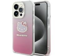 CG MOBILE Hello Kitty HKHCP13LHDGKEP Case for iPhone 13 Pro / 13 6.1 Inch Pink Hard Case IML Gradient Electrop Kitty Head