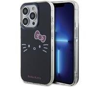 CG MOBILE Hello Kitty HKHCP14XHKHLK case for iPhone 14 Pro Max 6.7" black hardcase IML Kitty Face