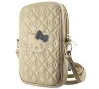 CG MOBILE Hello Kitty HKPBPEKHBPD Golden Quilted Bows Strap Bag