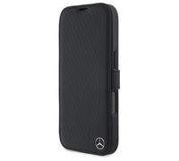CG Mobile iPhone 16 Pro Max Bookcase Leather Case Mercedes Black/Silver Star