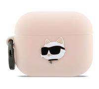 CG Mobile Karl Lagerfeld Chaupette Head Silicone Case for AirPods Pro 3 (Pink)