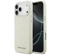 CG MOBILE Karl Lagerfeld FW Stamped Karl Compatible with MagSafe Case for iPhone 17 Pro Max (Beige)