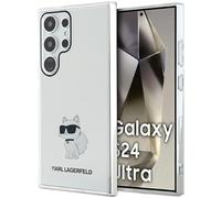 CG MOBILE Karl Lagerfeld IML Choupette Case for S24 Ultra Transparent