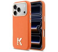 CG MOBILE Karl Lagerfeld Karl Head Logo Compatible with MagSafe Case for iPhone 17 Pro Max (Orange)